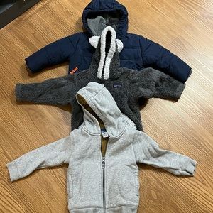 Baby boy sweater jacket bundle